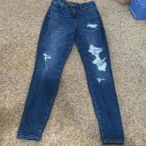 American Eagle ripped jeans